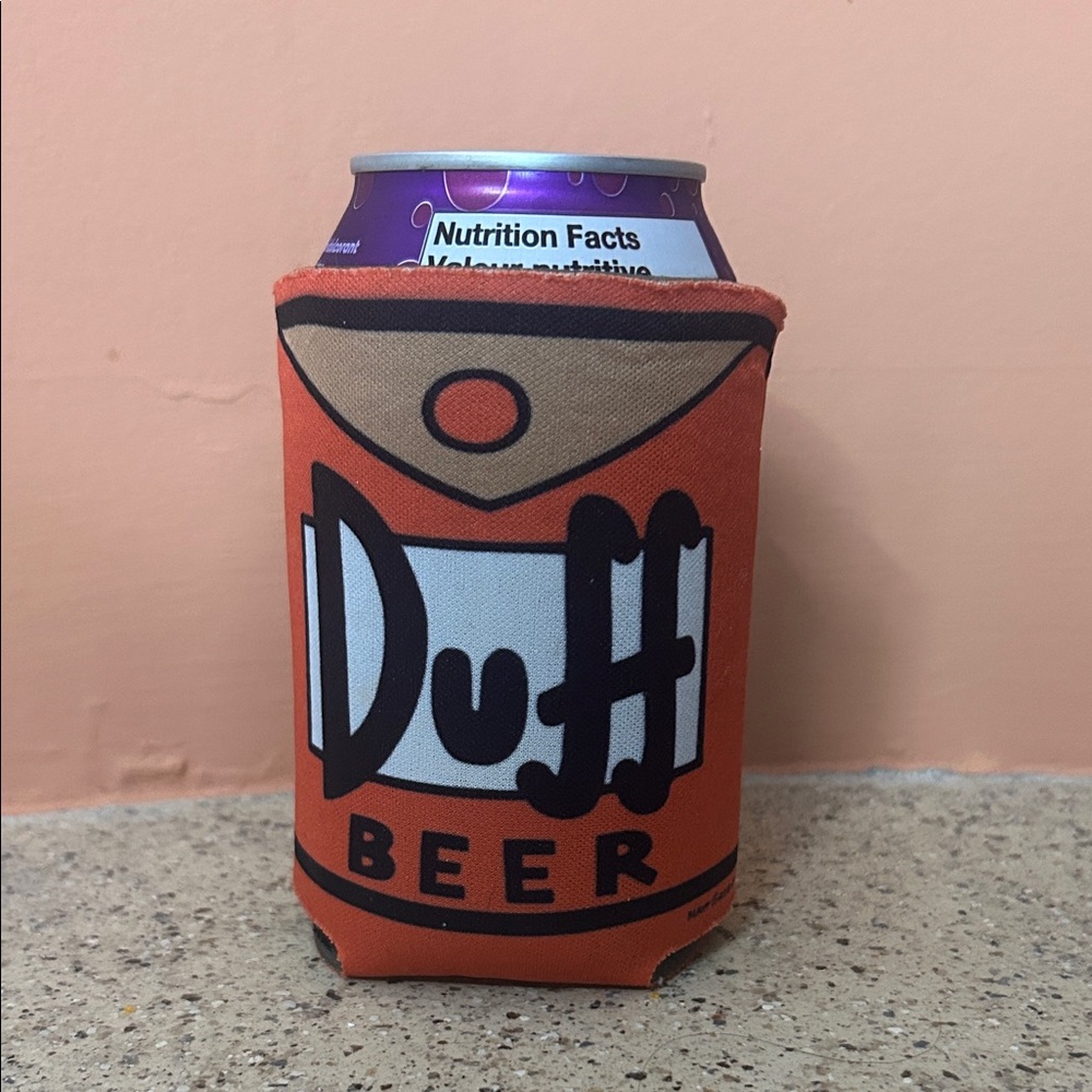Simpsons Duff Beer Can Koozie